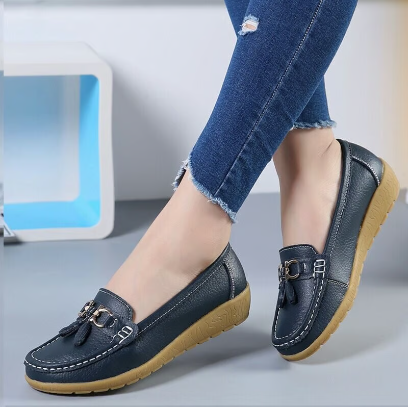 Last Day 49% OFF🔥 - Women's Leather Breathable Shoes