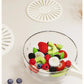 Multifunctional fruit and vegetable washing bowl