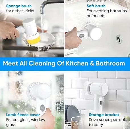 Magic Electric Cleaning Brush USB rechargeable