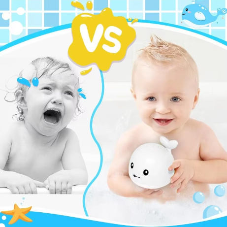 Sprinkler Whale Bath Toy
